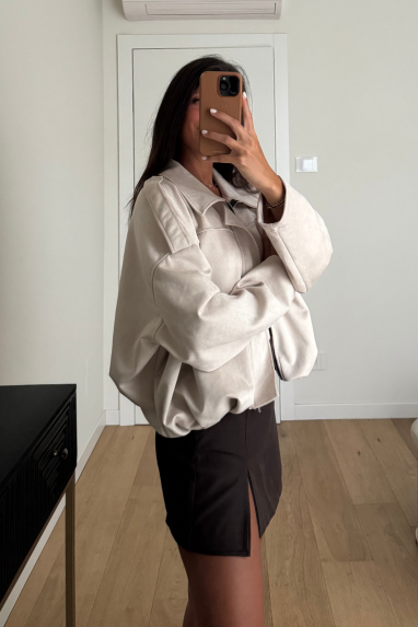 TWENTY Giacca con fondo arricciato