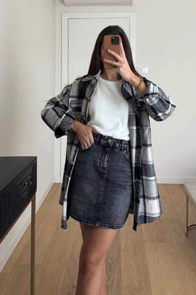 TWENTY Gonna corta in jeans