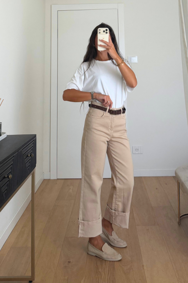 ECO Pantalone risvolto