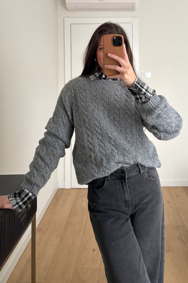 TWENTY Maglione trecce