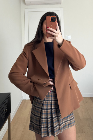 ECO Blazer monopetto bottoni automatici