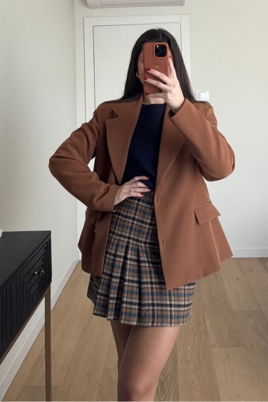 ECO Blazer monopetto bottoni automatici