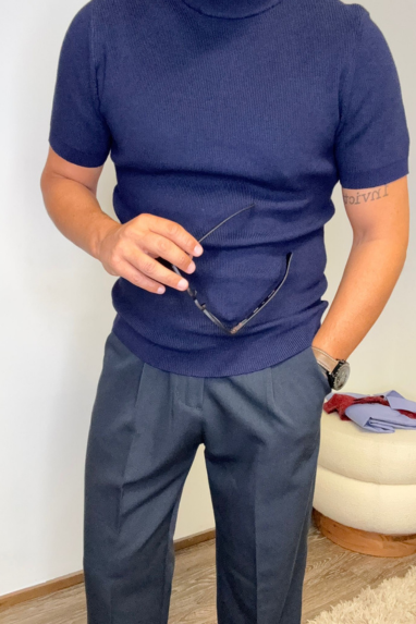 MAN Maglia lupetto misto viscosa