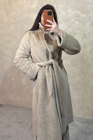 ECO eco pelliccia con fusciacca