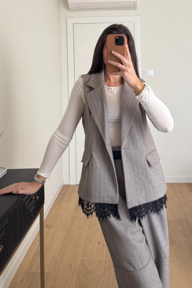 TWENTY Coordinato pantalone & gilet