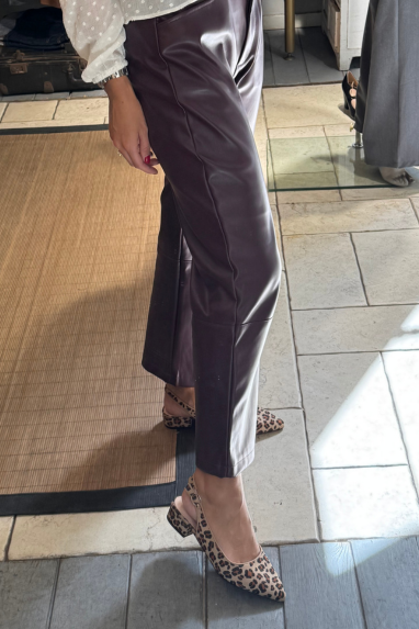 TWENTY slingback animalier