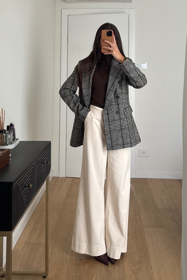 ECO Giacca macrocheck