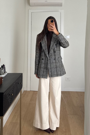 ECO Giacca macrocheck