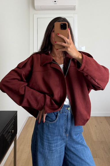 TWENTY Giacca con fondo arricciato