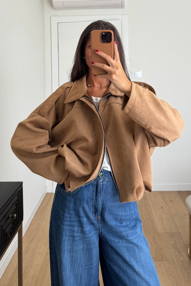 TWENTY Giacca con fondo arricciato