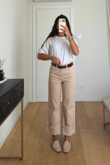 ECO Pantalone risvolto