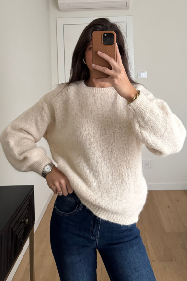 TWENTY Maglione mohair girocollo