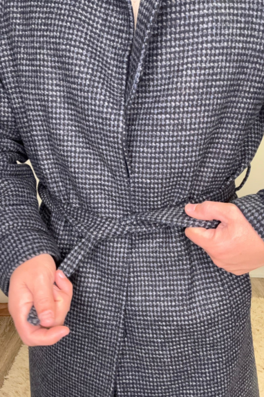 MAN Cappotto pied de poule