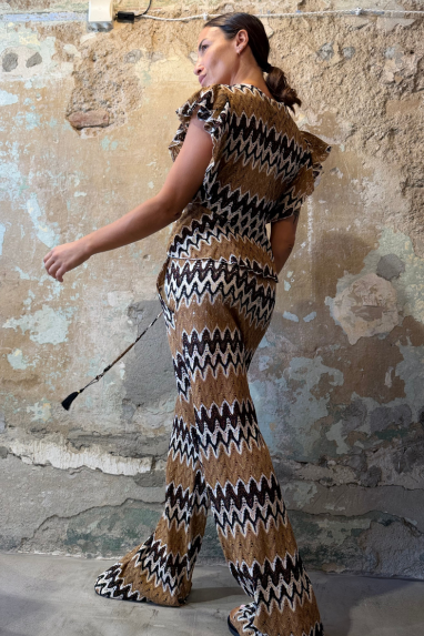 Anitiè Pantalone Zig Zag