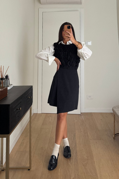 ECO Abito con rouches