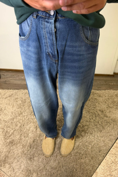 MAN Jeans ampio vita alta
