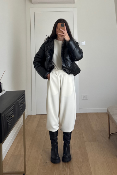 Piumino con cappuccio