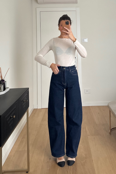 Jeans balloon lavaggio blu