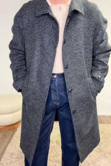 MAN Cappotto pied de poule