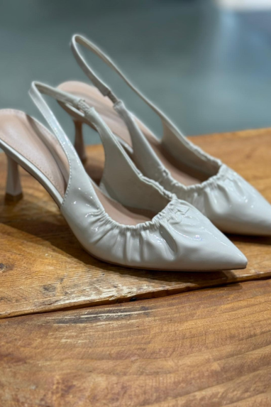 TWENTY Slingback con arricciatura