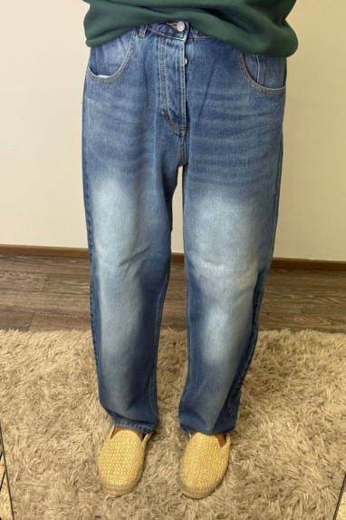 MAN Jeans ampio vita alta