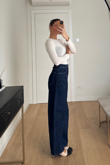 Jeans balloon lavaggio blu