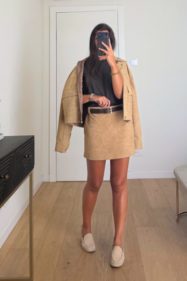 ECO Minigonna Suede