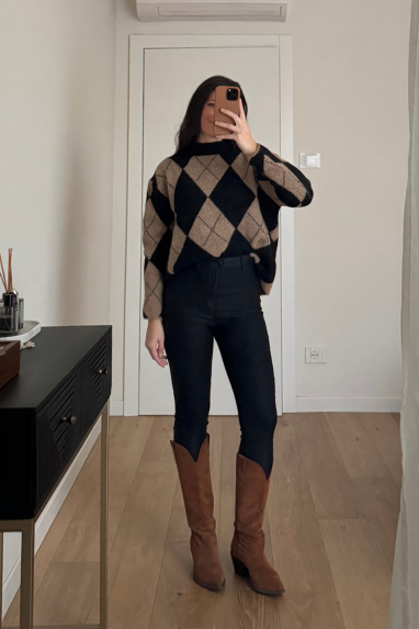 TWENTY Maglione rombi