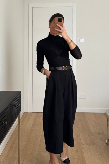 TWENTY Maglia misto cashmere collo alto